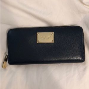 Navy Michael Kors wallet
